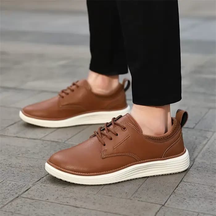 2025 bottes pour hommes mode chaussures de marche simples tendance mode bout large chaussures décontractées chaussures de sport confortables