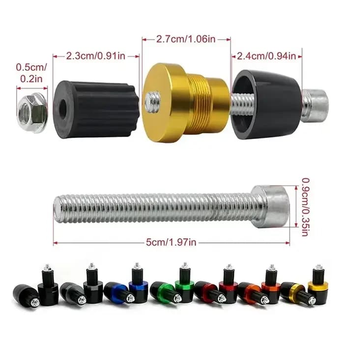 Accessoires pour Honda TRANSALP 750 XL 600 650 700 V XL700V XL650V 2018-2024 : Poignées de guidon de moto et embouts de guidon