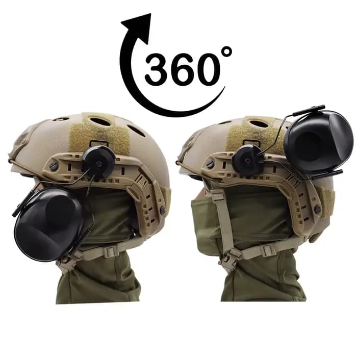 Casque anti-bruit DulHunting pour la protection auditive, casque rapide, version montée, cache-oreilles, insonorisé pour le tir, Defenders, mise à niveau