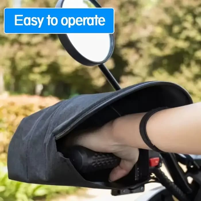 1 paire de gants de guidon de moto, protège-mains, couvre-guidon de moto