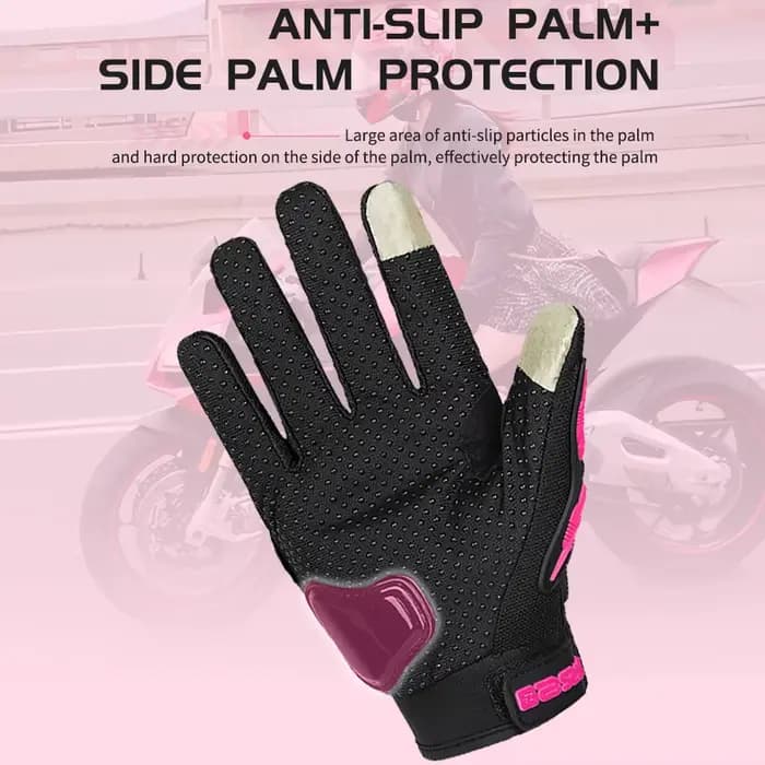 Gants de Moto d'été rose pour femmes