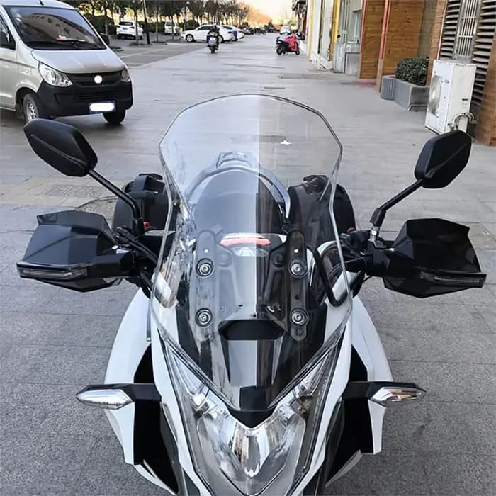 Protège-mains de moto, bouclier coupe-vent
