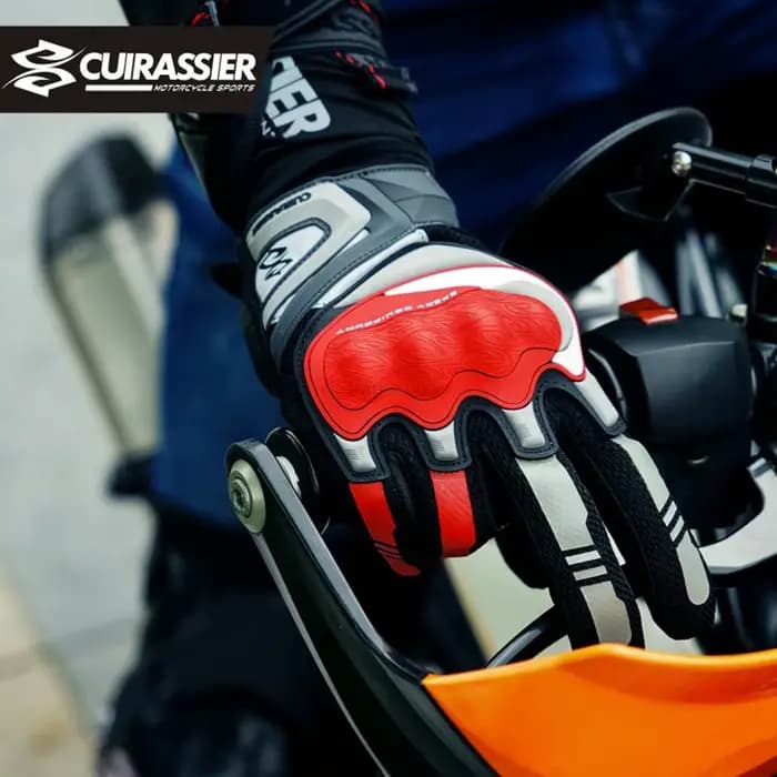 Gants de Moto gants de Moto respirants doigt complet protection écran tactile Guantes course Moto Motocross gants de sport de plein air