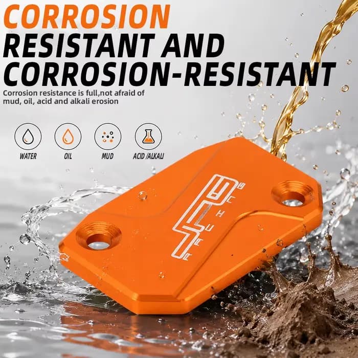 Couvercle de réservoir de liquide d'embrayage de frein avant CNC pour moto