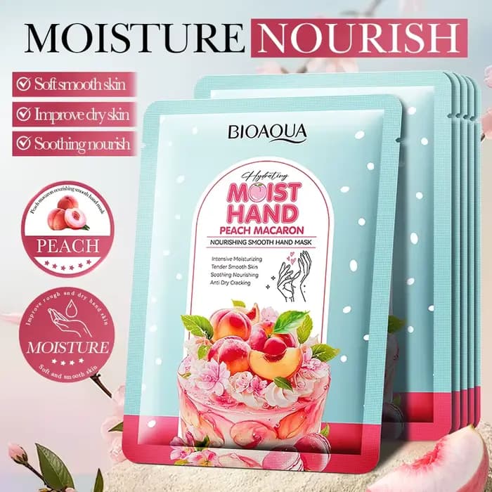 5 paires BIOAQUA masque pour les mains hydratant blanchissant anti-âge Anti-rides exfoliant gants pour les mains exfoliant soins de la peau