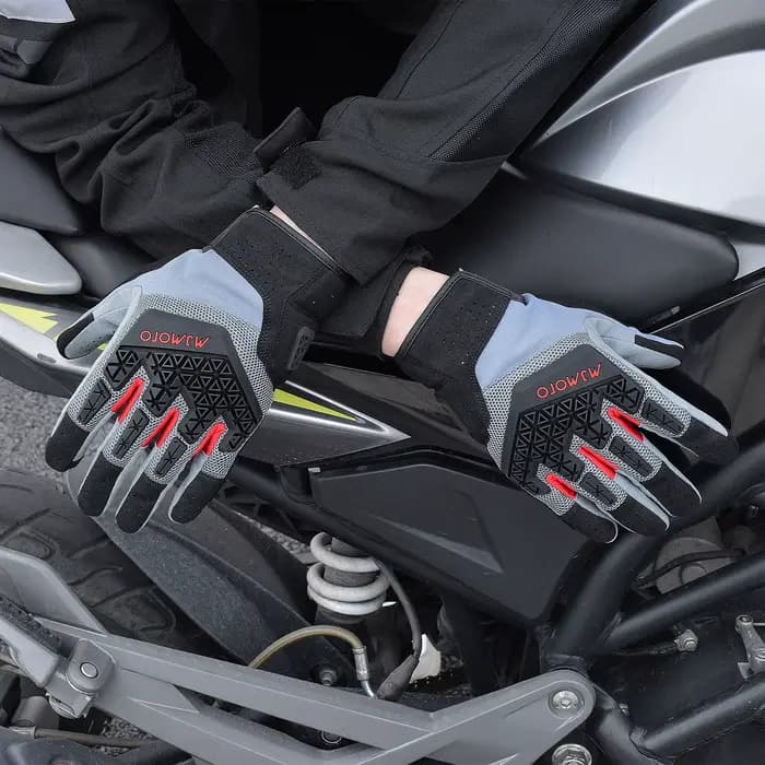 Gants de moto certifiés CE maille Textile ventilé