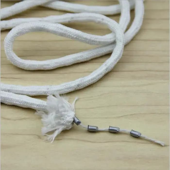 Accessoires de rideau de fenêtre, câble métallique de plomb, rideau de plomb spongieux, rideau de salon, poids inférieur, corde verticale