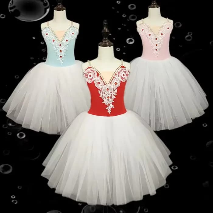 Robe de soirée d'été Ballet fille vêtements princesse danse bébé Costume tenue Tutu robes filles Robe Fille