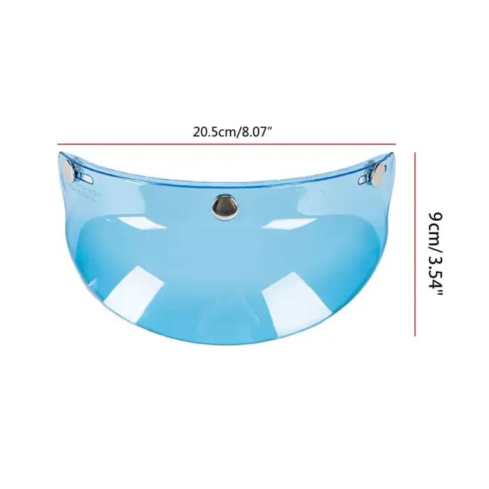 Lentille de visière à bulles pour casque de moto