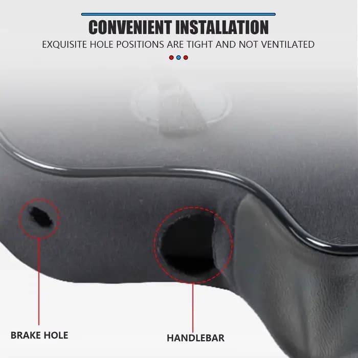 Gants de moto moto Scooter épais chaud guidon manchon poignée barre manchon étanche équitation gants d'hiver