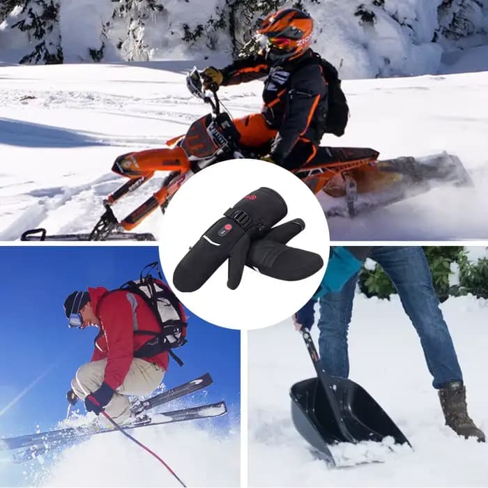 Gants thermiques avec batterie aste pour hommes et femmes