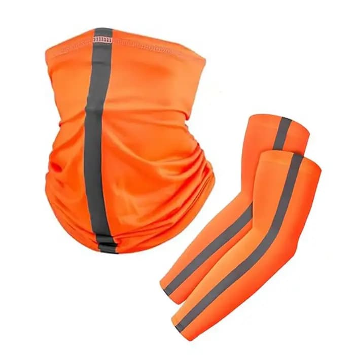 Ensemble de vêtements de protection UV respirants avec masque pour cyclisme, combinaison d'alpinisme pour la sécurité solaire d'été