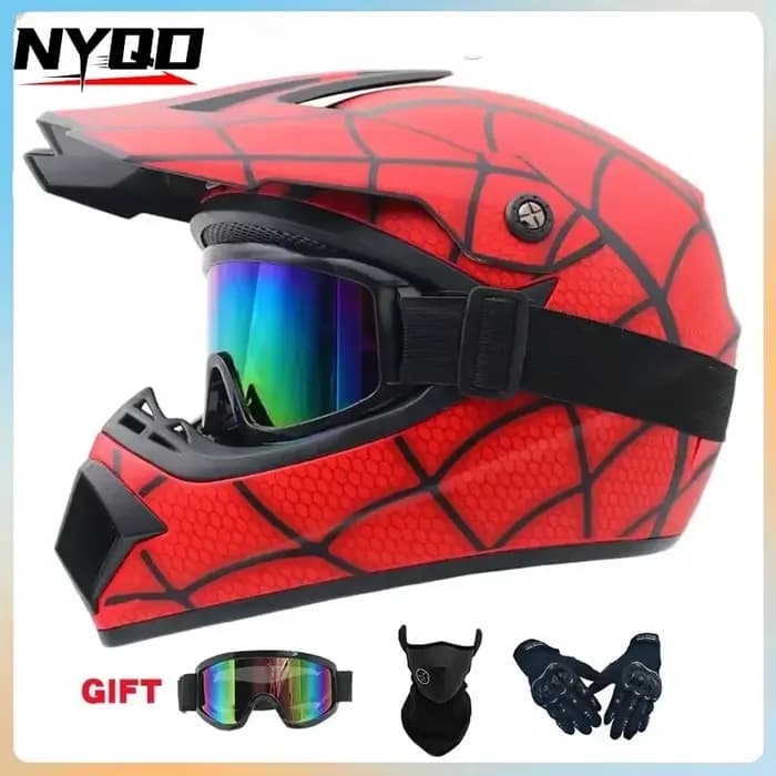 Casque de moto intégral course hors route Cross motocross Capacete
