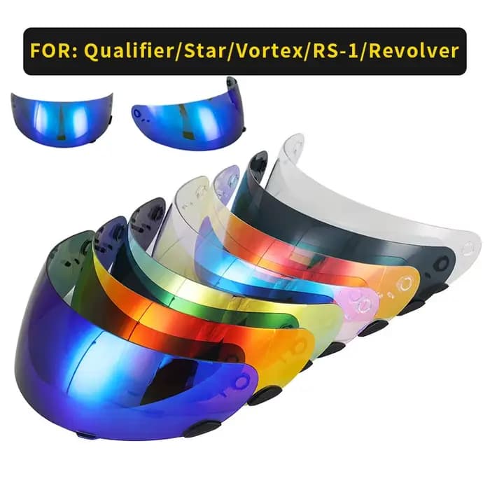 Lentille de visière de casque pour Casco BELL Qualifier DLX MIPS Vortex Revolver Evo RS1 RS2 Kaciga