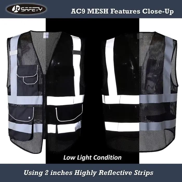 Blouson de sécurité structurels ent pour homme, haute visibilité