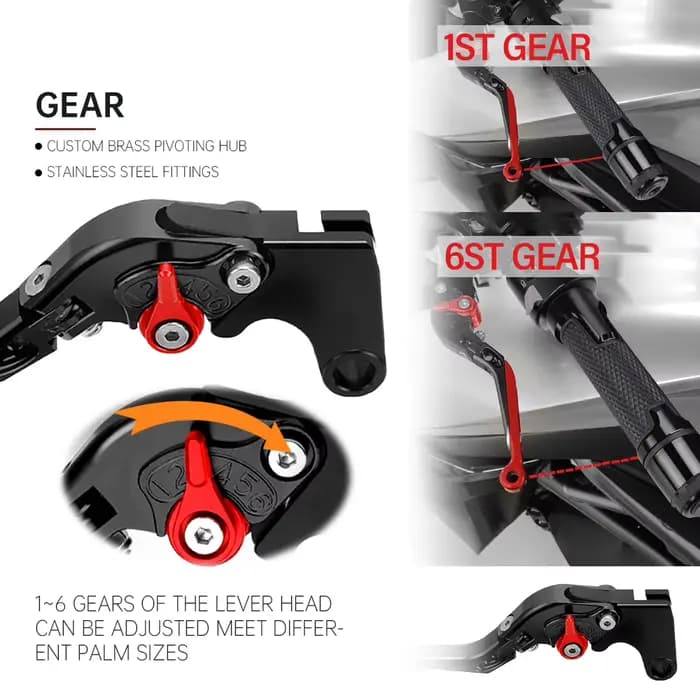 Leviers d'embrayage de frein de moto pour HONDA