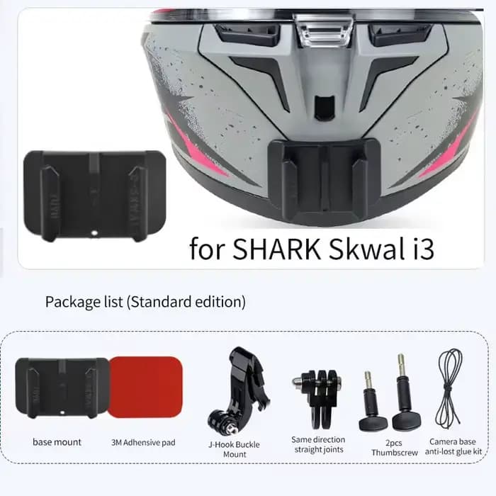 Support de menton pour casque de moto personnalisé Shark D Skwal i3