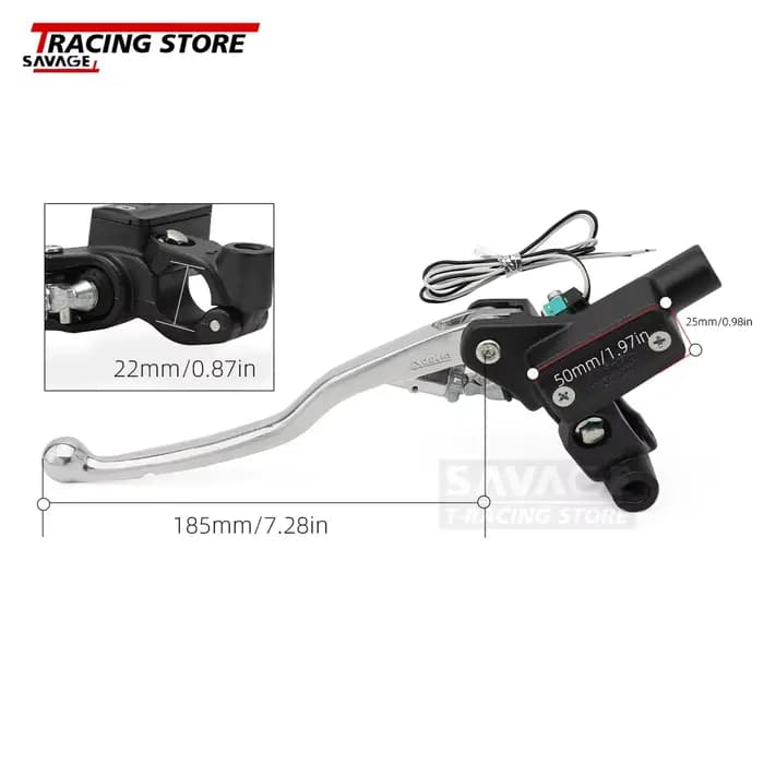Levier d'embrayage hydraulique à intervalles principaux pour moto