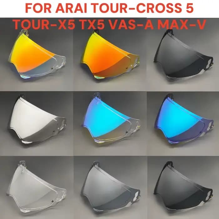 Casque Visière Bouclier pour ARAI TOUR-X5 TOUR X5 cruc5 VAS-A XD-5 MAX-V MAX V TOUR-CROSS V