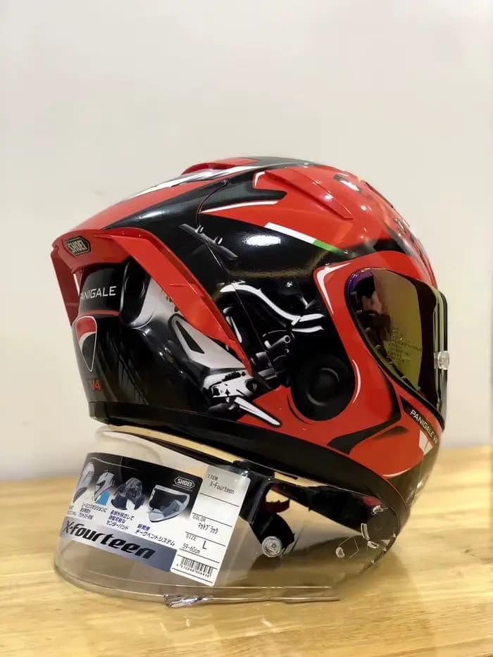 Casque De moto intégral X14 rouge