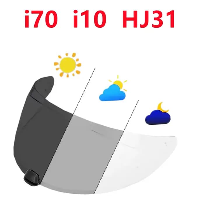 HJC HJ-31 visière de casque pour HJC i70 i10 casques de Moto pare-soleil Anti-UV lentille lunettes