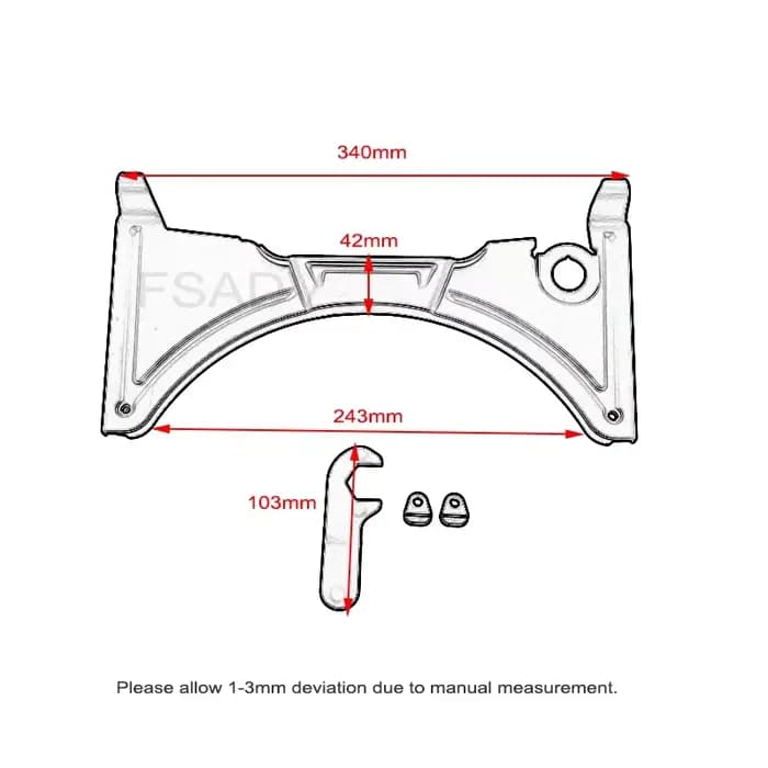 Carénage de Cockpit en Carbone pour BMW R1200 GS R1250GS ADV Adventure R1250 GS 2014-2023