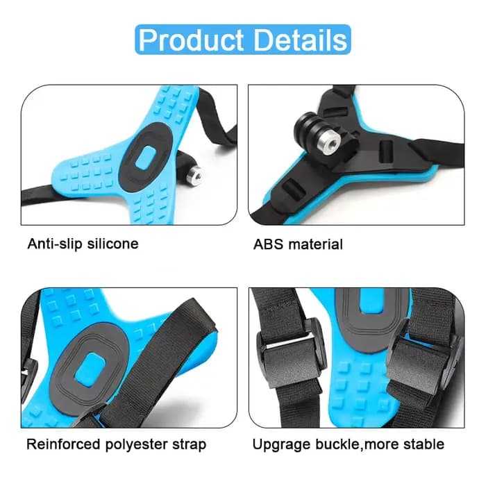 Support de menton avant pour casque de moto