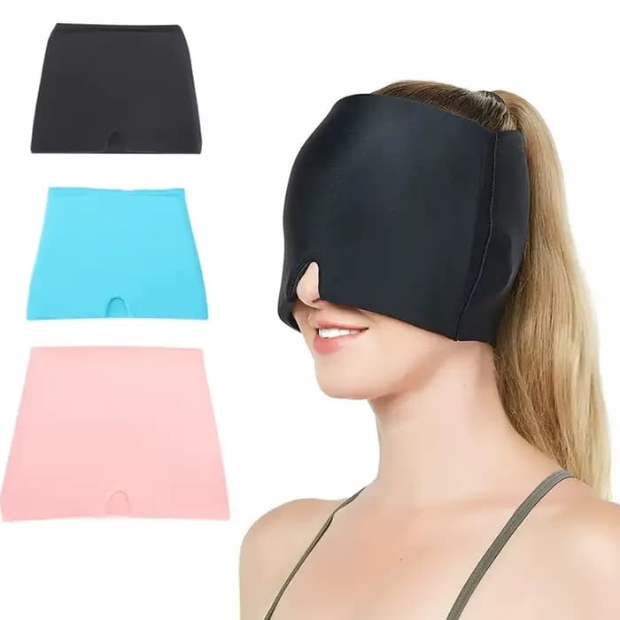 Pack d'enveloppement de tête de glace froide en Gel de Migraine