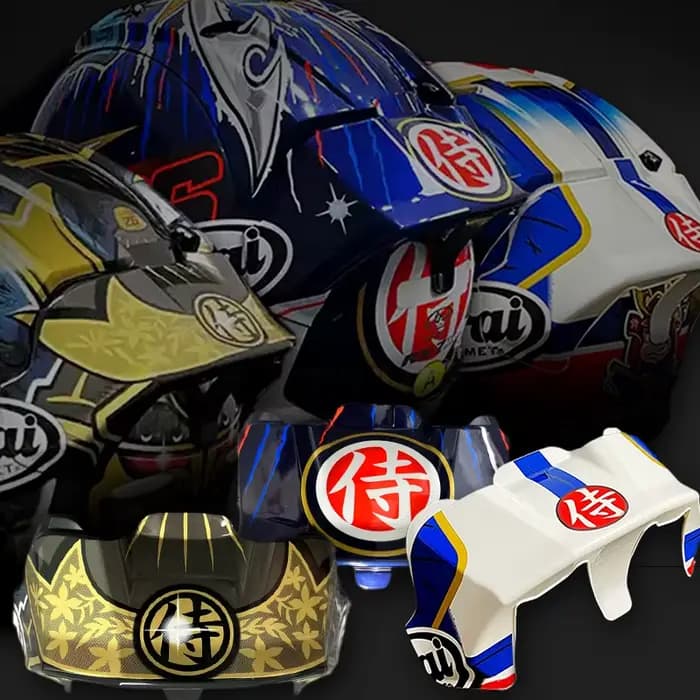 Nouveau Spoiler Arrière Non Original 2026 pour Casque ARAI Pedrosa Shogun 26 VZ RAM SZR EVO GP - Accessoires