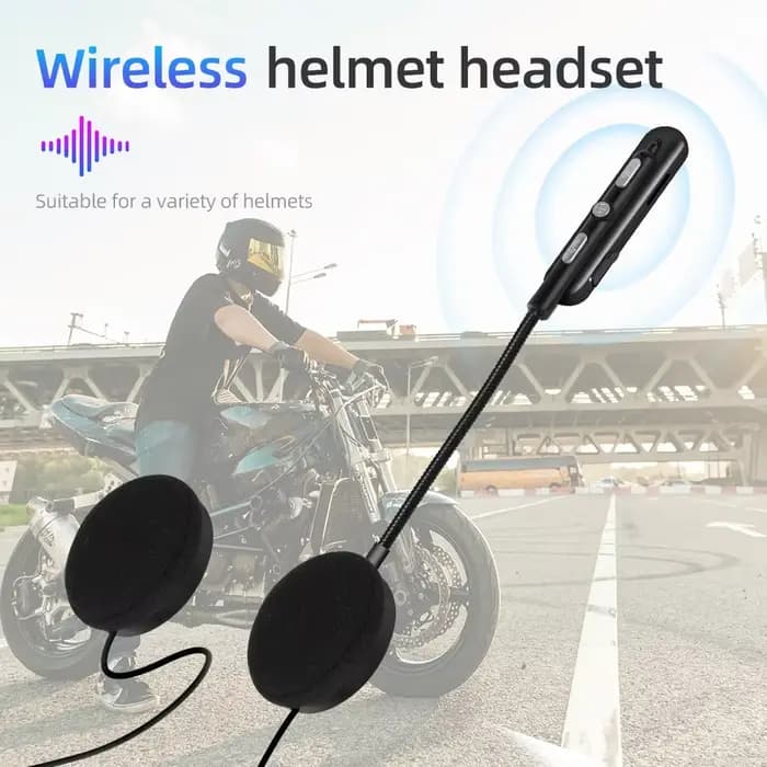 Casque moteur casque Bluetooth V5.0 moto sans fil stéréo écouteur haut-parleur Support réponse automatique appel mains libres micro