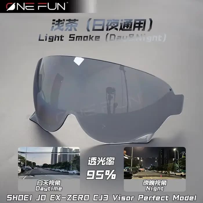 Visière de casque JO pour SHOEI CJ3 JO EX-Zero