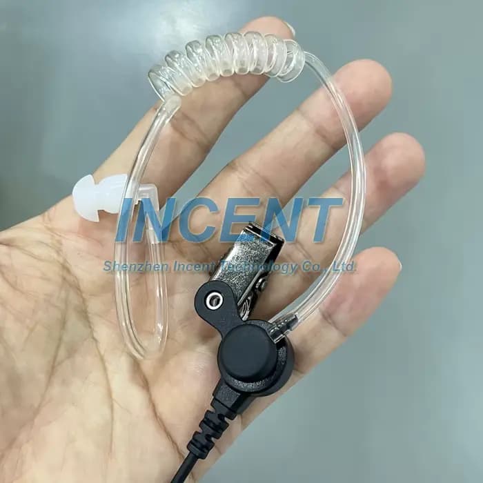 TPH900 Air Tube acoustique écouteurs écouteur casque avec micro et haut-parleur PTT pour Airbus EADS talkie-walkie