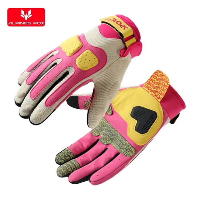 Été nouveaux gants de Moto femmes coloré respirant