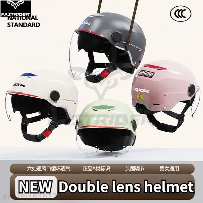 Casque de moto électrique pour homme et femme
