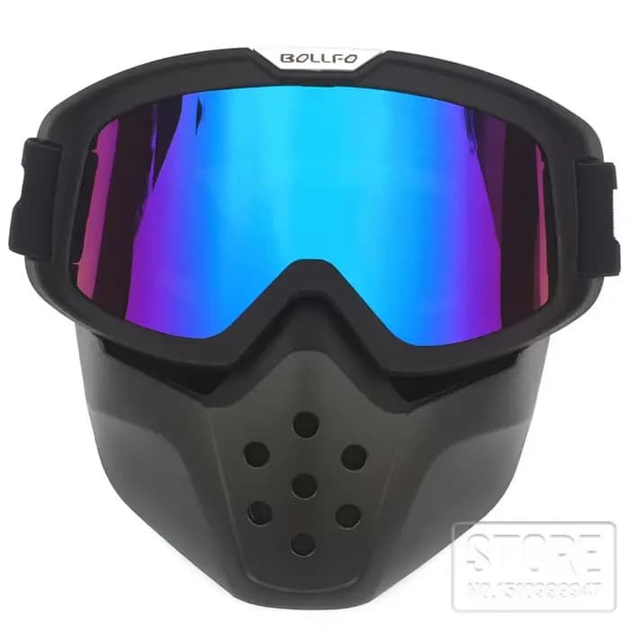 Nouveau chaud Vintage moto requin casque lunettes Motocross