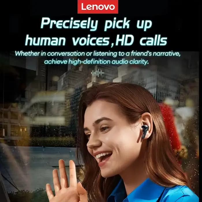Casque Bluetooth Lenovo GM2 PRO pour le jeu, casque sport 5.3, double mode, appels HD, réduction du bruit, écouteurs avec micro, écouteurs musicaux
