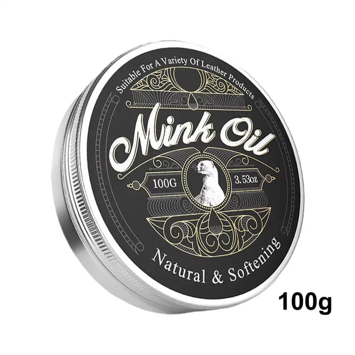 Huile de vison 100g pour bottes en cuir