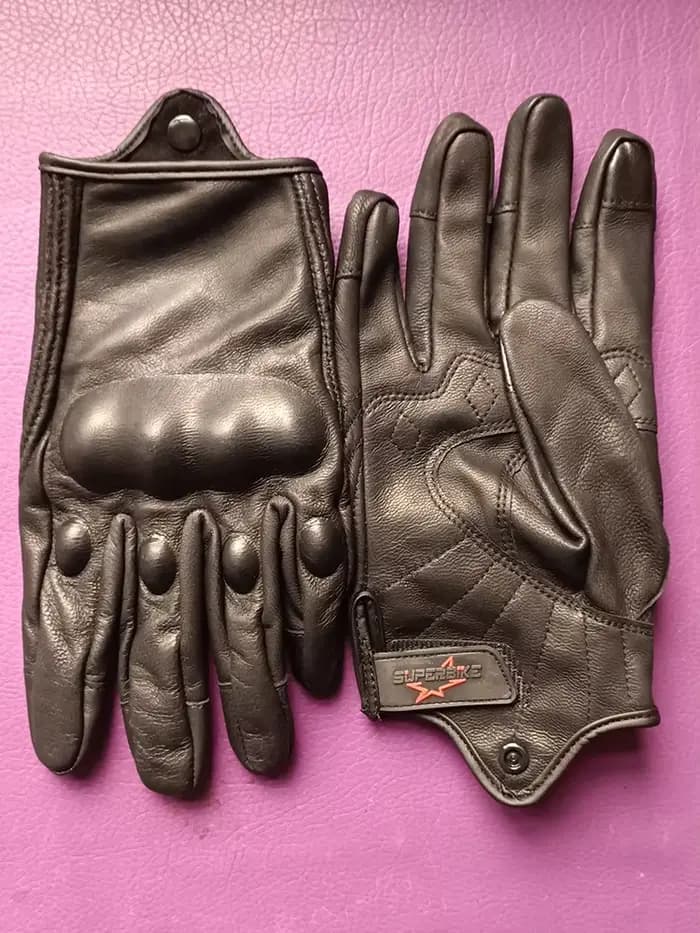 Gants De Moto en cuir tactile pour hommes