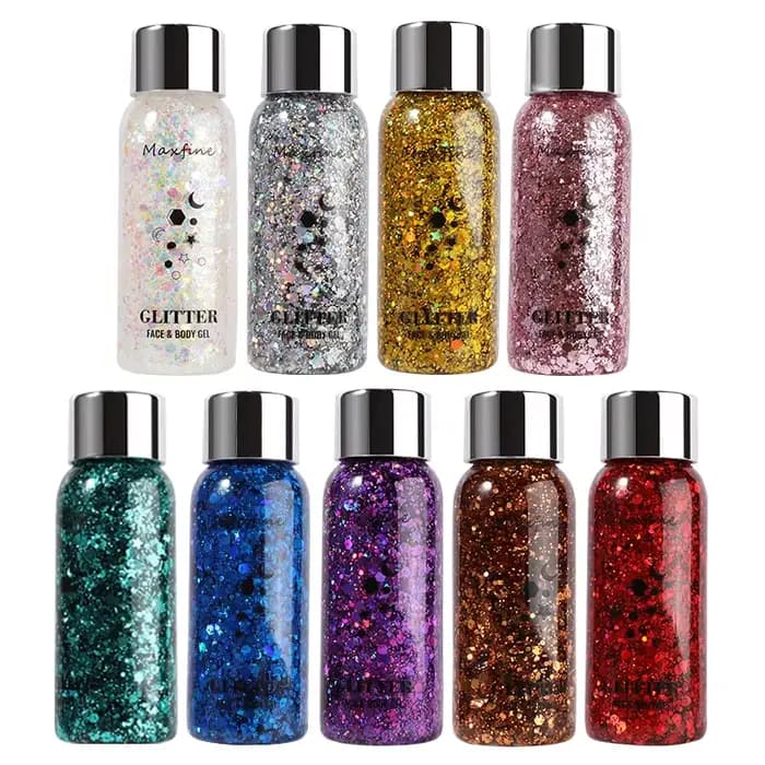 Paillettes pour les yeux, les cheveux et le corps, paillettes multifonctionnelles pour le maquillage, décoration pour les fêtes et les festivals