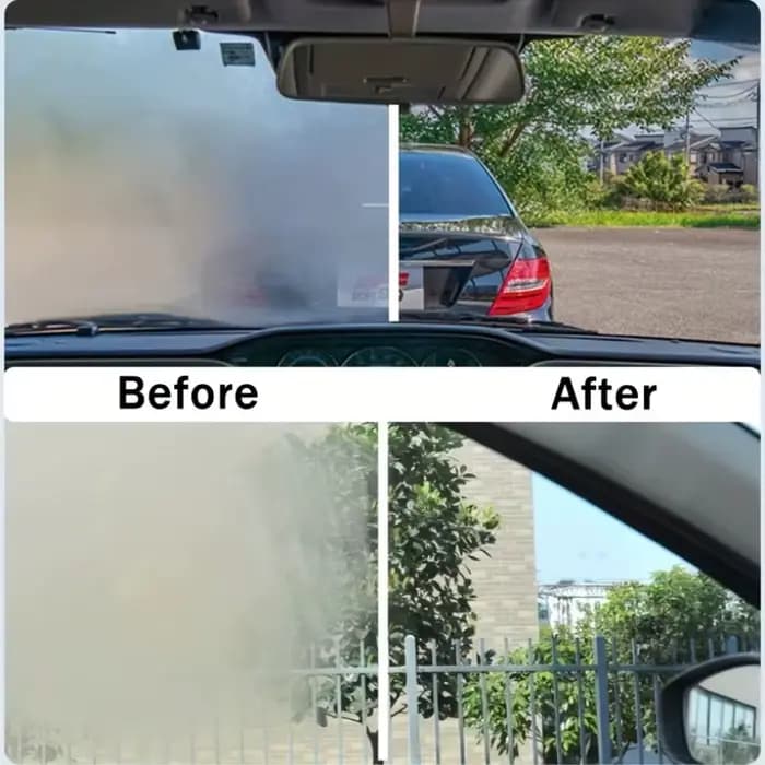 Spray anti-buée pour casque de moto - Solution anti-pluie