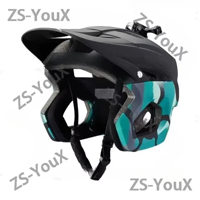 Casque demi-intégral tout-terrain ultra-léger et respirant 3Fox Same Spanish Storm pour VTT DropFrame