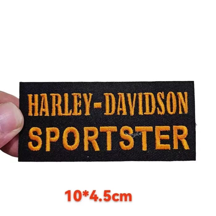 Patch décoratif en cuir pour gilet de moto