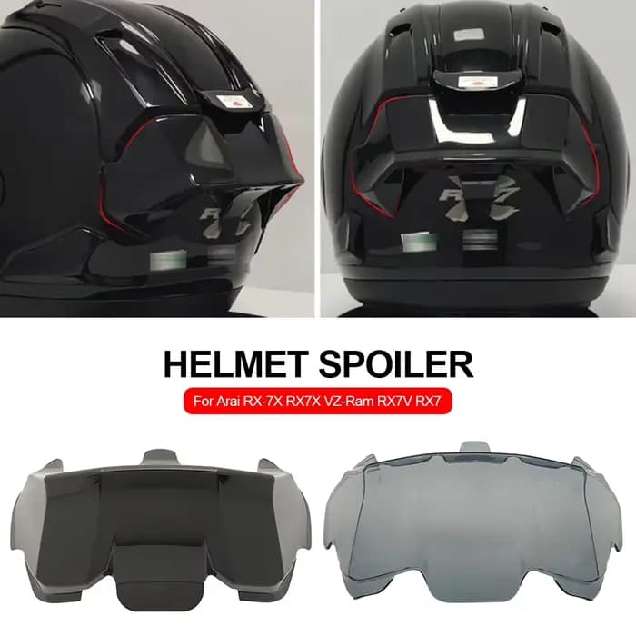 Becquet de casque arrière de moto