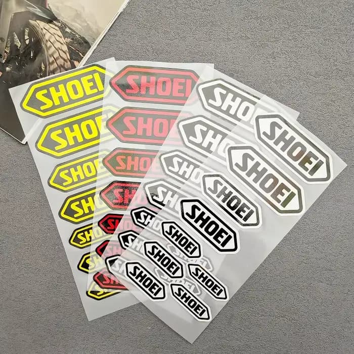 Autocollant réfléchissant pour casque de moto