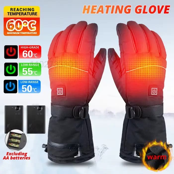 Gants de Moto chauffants hiver