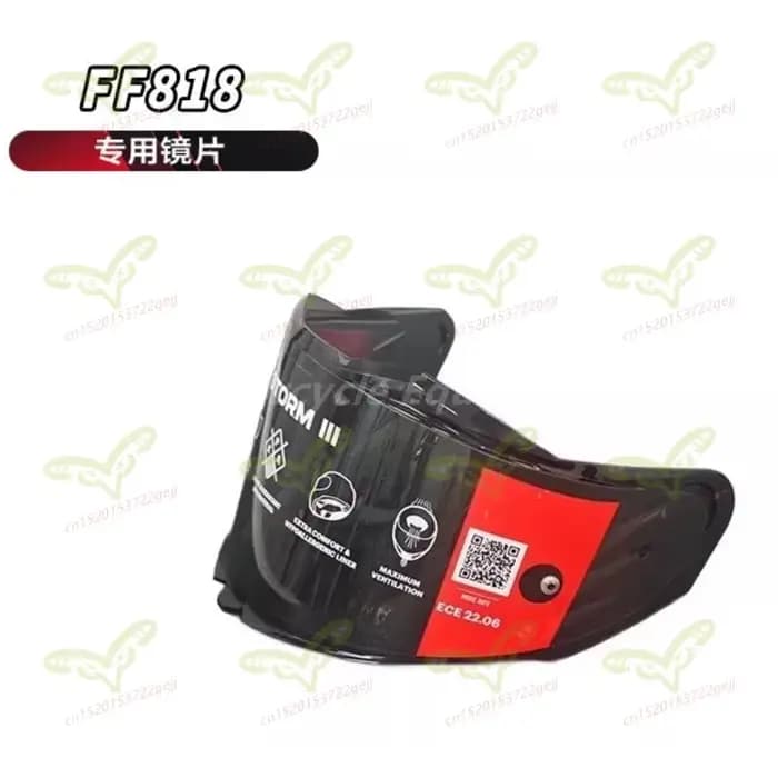 Casque de moto Original FF818 STORM III avec visière noire jour et nuit