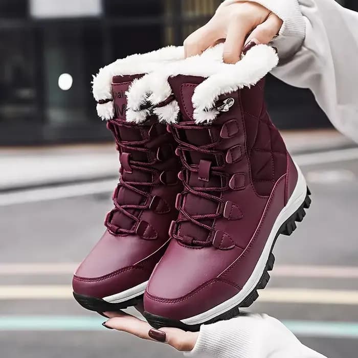 ELUVA femmes bottes d'hiver imperméable anti-dérapant