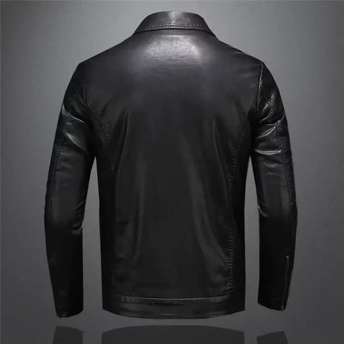 Veste en cuir pour moto pour homme