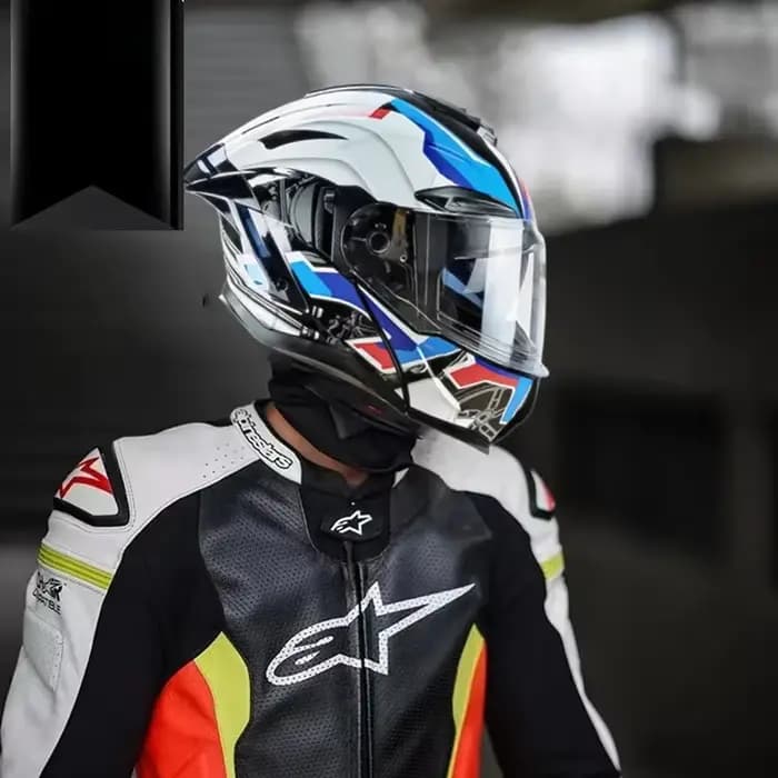 Casque de Moto rabattable intégral double lentille