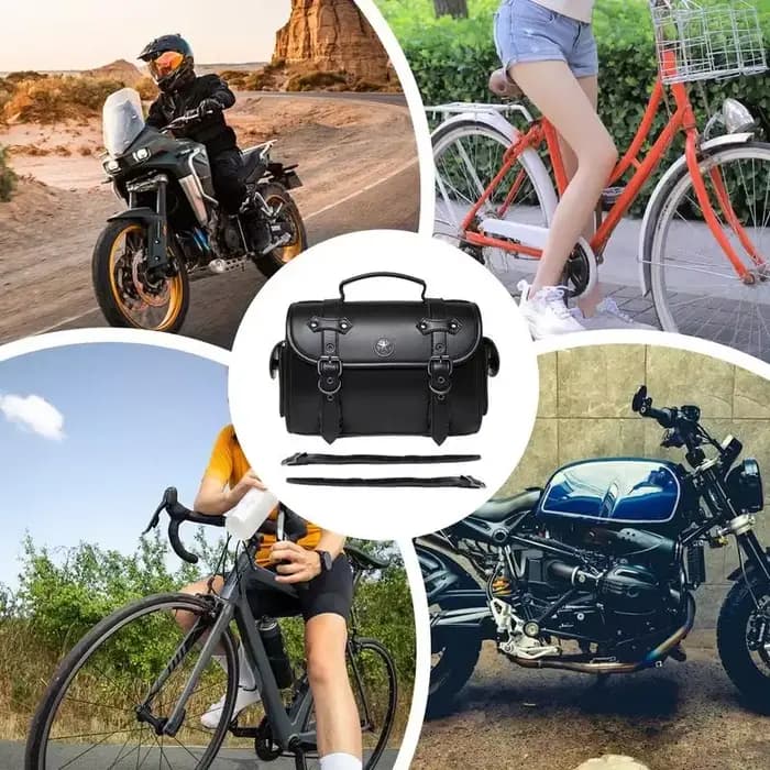 Sacoches de moto en cuir